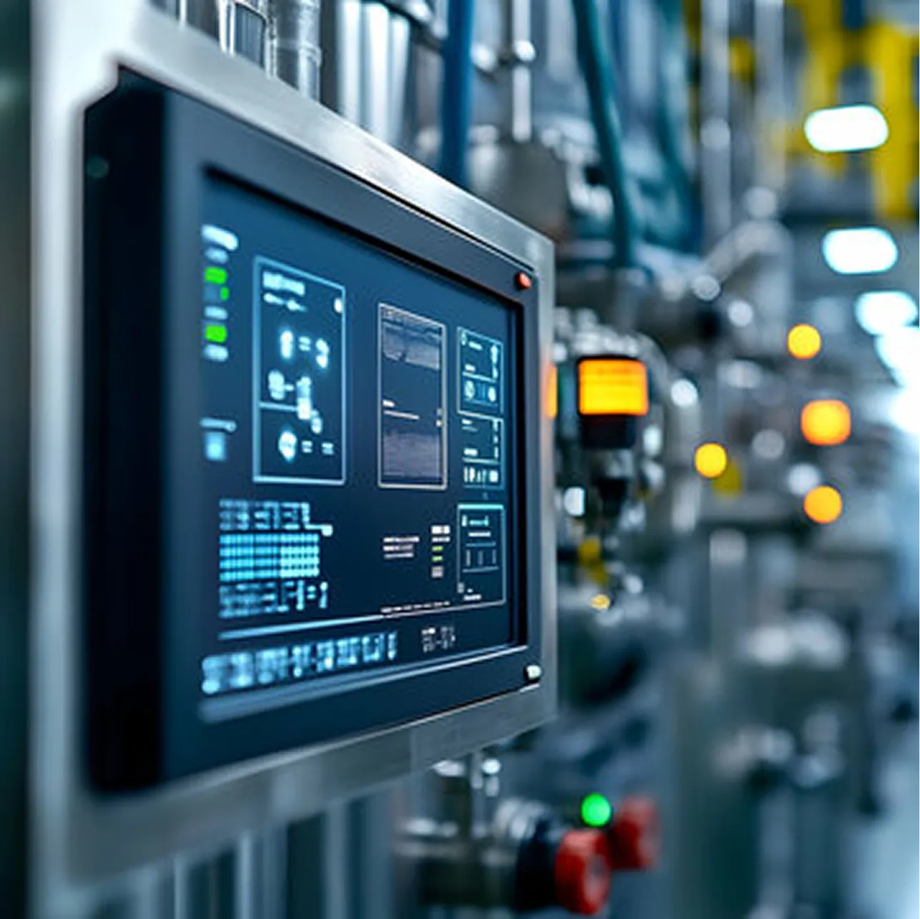 Controllers, sensors, timers, control panels, and monitoring systems for industrial automation.